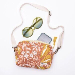 Handker Amelia Quilted Crossbody Zipper Pouch Bohemian Bag